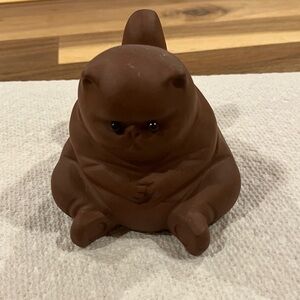 Brown Cat Figurine